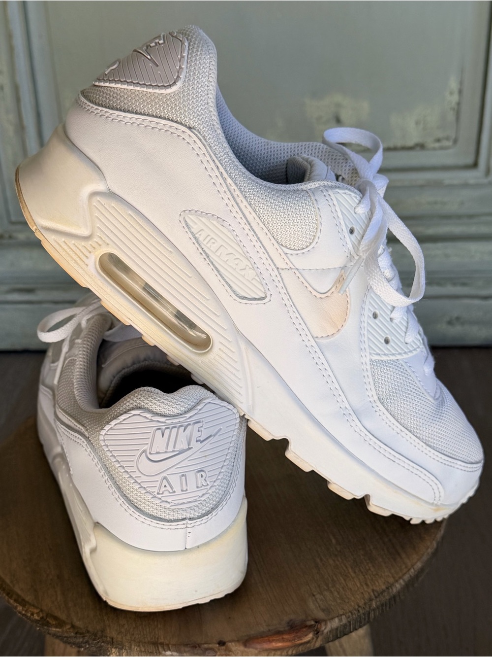 Nike Air Max 90 Triple White Sneakers Men’s Size 10.5